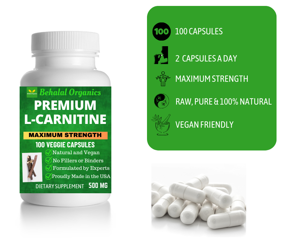 l carnitine maximum strength L-Carnitine Capsule for Enhanced 500mg 100CAPs Unraveling the effects of amino-acid Size:180 Capsules (3 Month Supply)